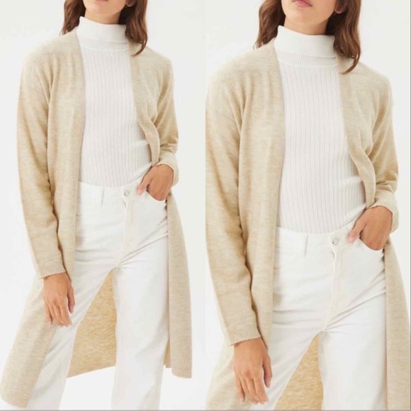 CHICBOMB Sweaters - MINIMALIST Knit Sweater Cardigan Long Sleeve Knee Length